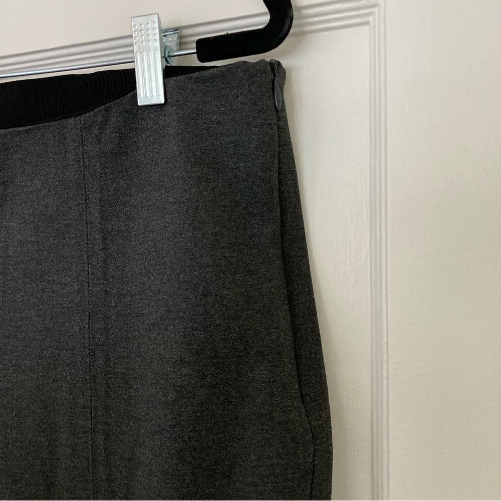 Quince charcoal ultra stretch Ponte pintuck ankle pants - XL - Picture 3 of 8